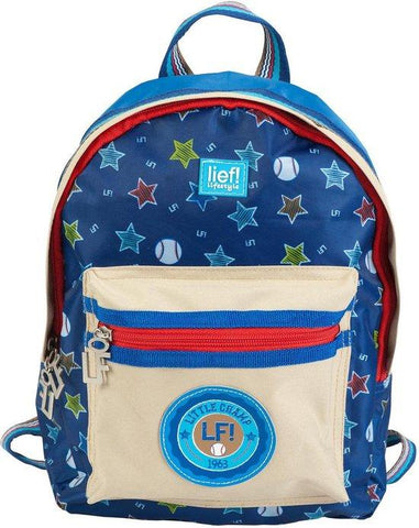 lief! Backpack boys - stars Blue